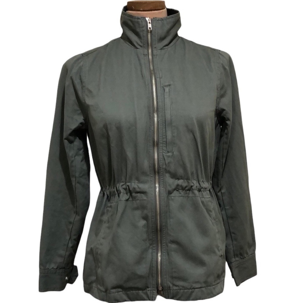 Anthropologie Skies Are Blue Utility Jacket Size XS Green